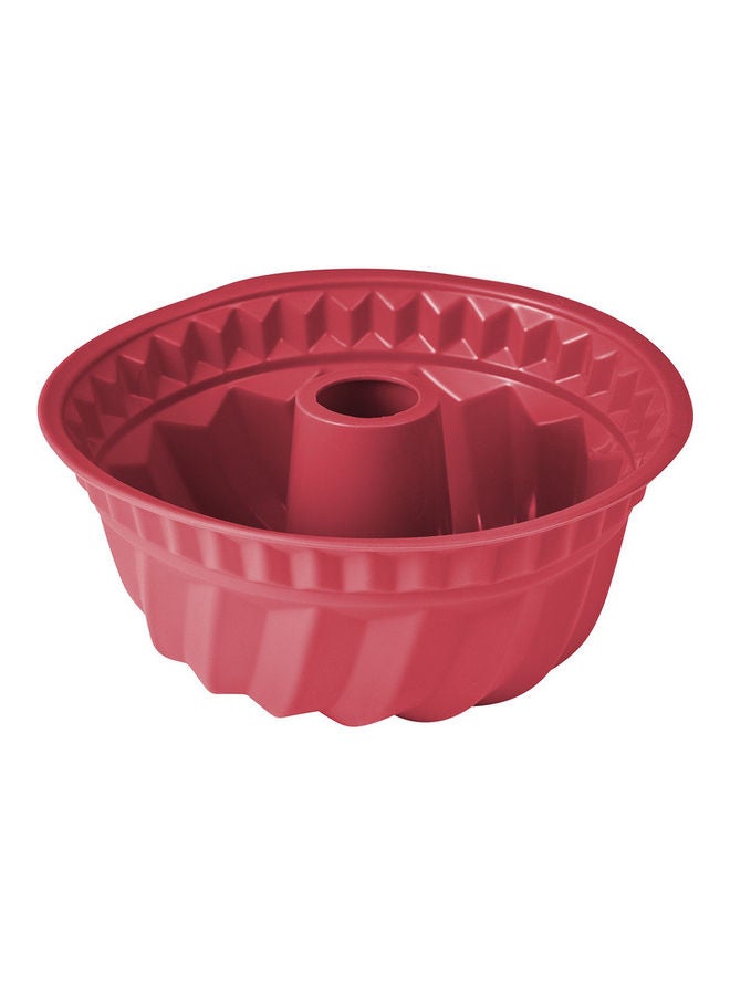BERGNER Bake A Wish Silicone Cake Mould Red 23cm - Image 1