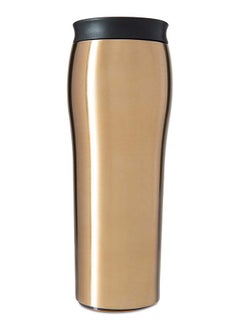 Mighty Mug Mighty Mug | The Untippable Mug | Grips When Hit, Lifts for Sips | Insulated Stainless Steel Tumbler | Cupholder Friendly | Gifts for Women Men All | Leakproof | 6 Hour Hot / 24 Cold | 16oz | Gold | 1931D Gold 9x9x28cm  - Image 2