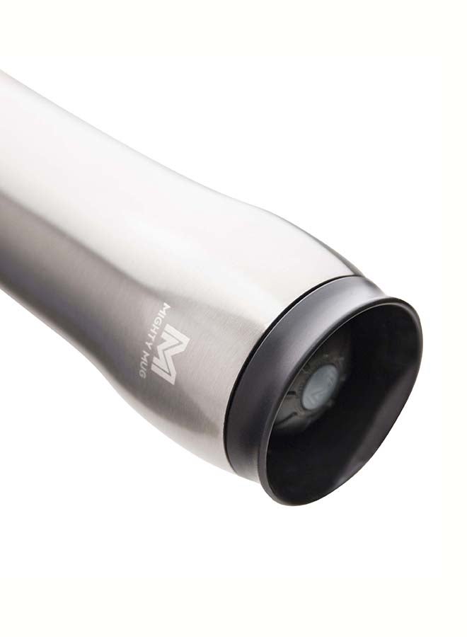 Mighty Mug Mighty Mug | The Untippable Mug | Grips When Hit, Lifts for Sips | Insulated Stainless Steel Tumbler | Cupholder Friendly | Gifts for Women Men All | Leakproof | 6 Hours Hot / 24 Cold | 16oz | Silver | 1980D Silver 9x9x28cm  - Image 4