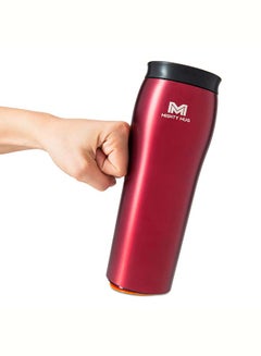 Mighty Mug Mighty Mug | The Untippable Mug | Grips When Hit, Lifts for Sips | Insulated Stainless Steel Tumbler | Cupholder Friendly | Gifts for Women Men All | Leakproof | 6 Hour Hot / 24 Cold | 16oz | Rosebud Matte | 1939D Rosebud Matte 9x9x28cm  - Image 5