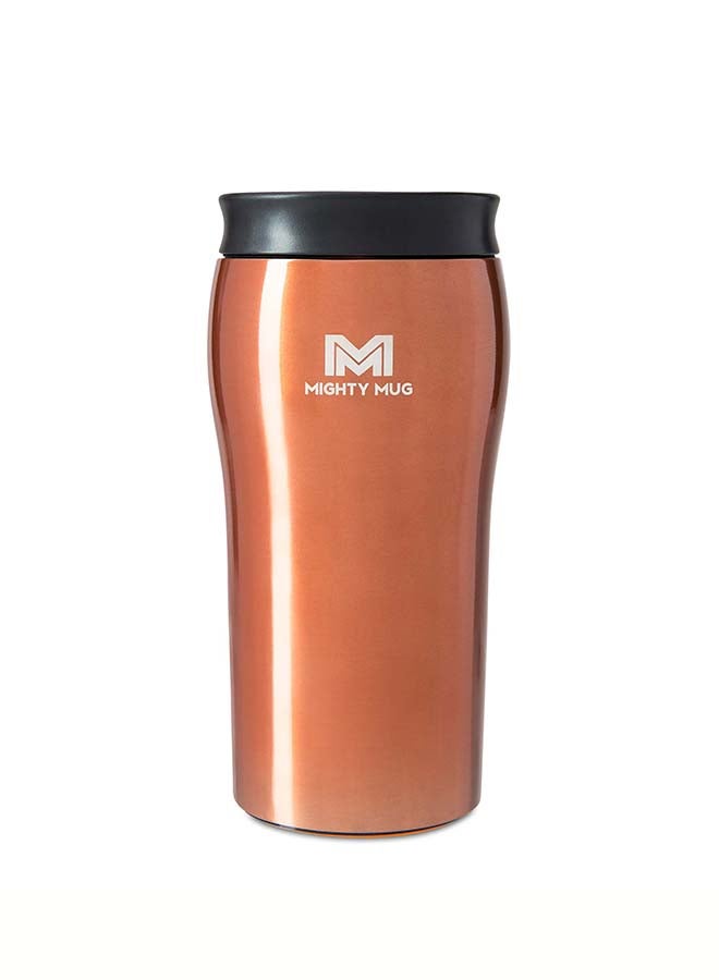 Mighty Mug | The Untippable Mug | Grips When Hit, Lifts for Sips | Insulated Stainless Steel Tumbler | Cupholder Friendly | Gifts for Women Men All | Leakproof | 4 Hours Hot / 24 Cold | 12oz | Copper | 1946D Copper - v1640502519/N52205738A_1