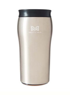 Mighty Mug Mighty Mug | The Untippable Mug | Grips When Hit, Lifts for Sips | Insulated Stainless Steel Tumbler | Cupholder Friendly | Gifts for Women Men All | Leakproof | 4 Hours Hot / 24 Cold | 12oz | Matallic Beige | 1949D Metallic Beige  - Image 1