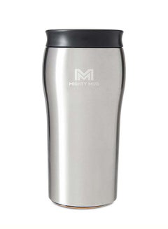 Mighty Mug Mighty Mug | The Untippable Mug | Grips When Hit, Lifts for Sips | Insulated Stainless Steel Tumbler | Cupholder Friendly | Gifts for Women Men All | Leakproof | 4 Hours Hot / 24 Cold | 12oz | Silver | 1950D Silver  - Image 1