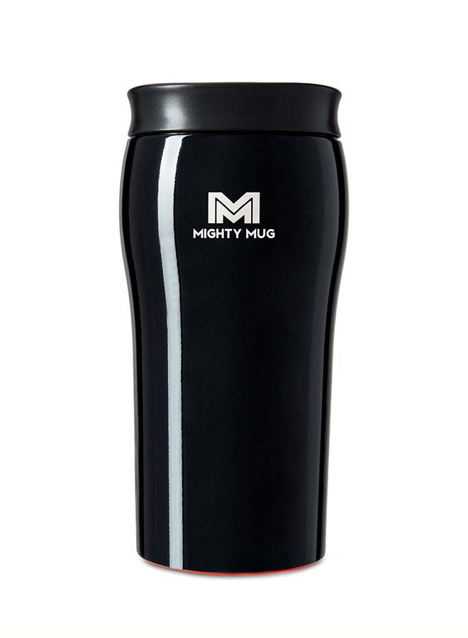 Mighty Mug Mighty Mug | The Untippable Mug | Grips When Hit, Lifts for Sips | Insulated Stainless Steel Tumbler | Cupholder Friendly | Gifts for Women Men All | Leakproof | 4 Hours Hot / 24 Cold | 12oz | Midnight | 1955D Midnight Black 9x9x22.5cm  - Image 1