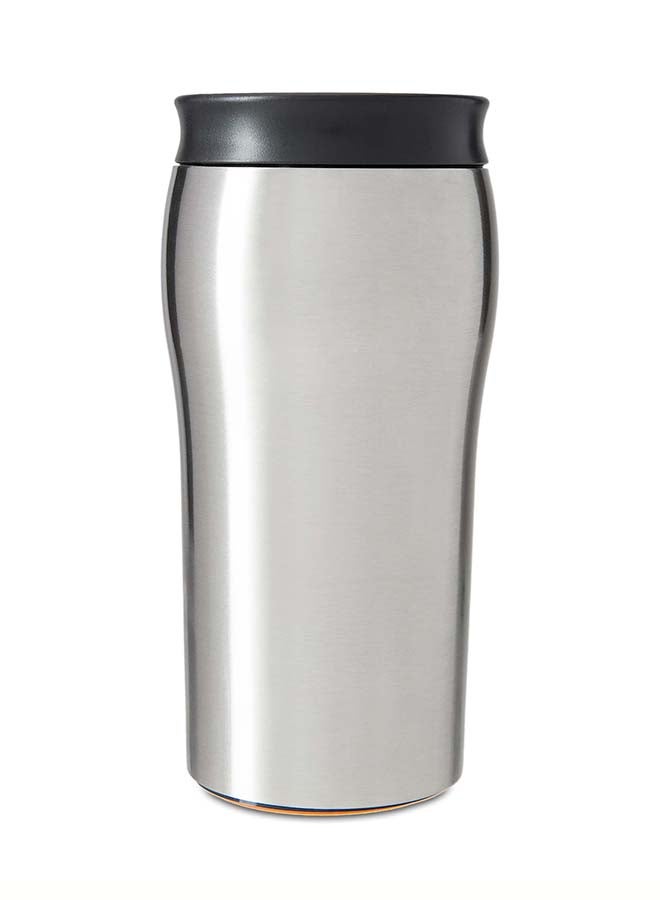 Mighty Mug Mighty Mug | The Untippable Mug | Grips When Hit, Lifts for Sips | Insulated Stainless Steel Tumbler | Cupholder Friendly | Gifts for Women Men All | Leakproof | 4 Hours Hot / 24 Cold | 12oz | Silver | 1950D Silver  - Image 2