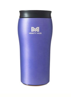 Mighty Mug Mighty Mug | The Untippable Mug | Grips When Hit, Lifts for Sips | Insulated Stainless Steel Tumbler | Cupholder Friendly | Gifts for Women Men All | Leakproof | 4 Hours Hot / 24 Cold | 12oz | Purple Matte | 1958D Purple Matte 9x9x22.5cm  - Image 1