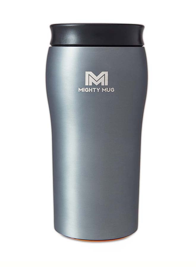 Mighty Mug | The Untippable Mug | Grips When Hit, Lifts for Sips | Insulated Stainless Steel Tumbler | Cupholder Friendly | Gifts for Women Men All | Leakproof | 4 Hours Hot / 24 Cold | 12oz | Charcoal Matte | 1959D Charcoal Matte 9x9x22.5cm - v1640502523/N52205746A_1