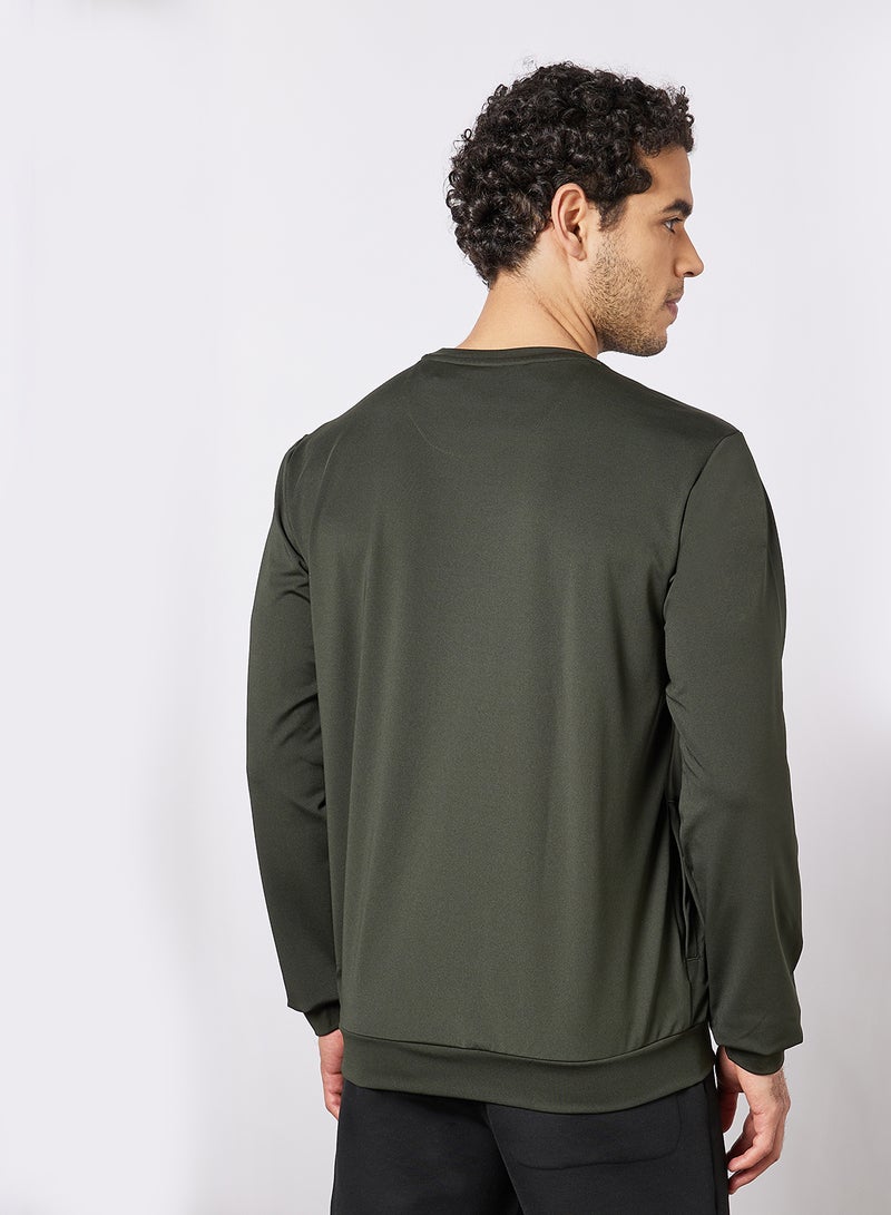 ABOF - Active Wear SweatShirt Uniform Green - Image 1