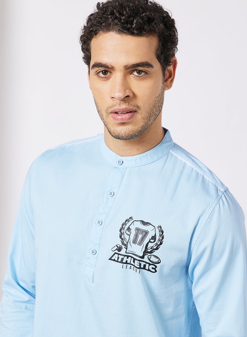 Slim Fit Shirt Sky Blue