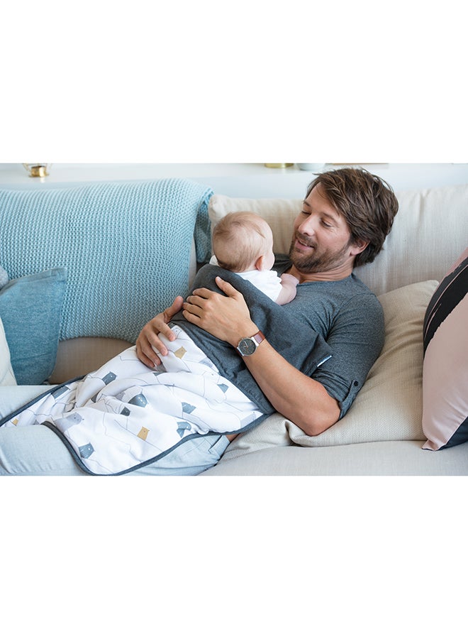 Doomoo Bear Printed Dream Baby Blanket -  Grey  - Image 5