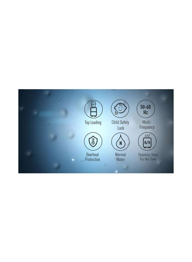 Panasonic Top Loading Stainless Steel Water Dispenser SDM-WD3238TG/SDM-WD3238TF Stainless Steel/Black  - Image 3