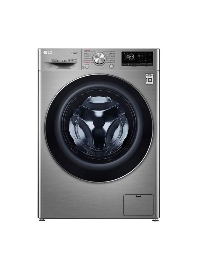 LG - Front Load Washer F2V5GYP2T Silver - Image 1