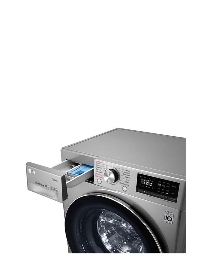 LG - Front Load Washer F2V5GYP2T Silver - Image 1