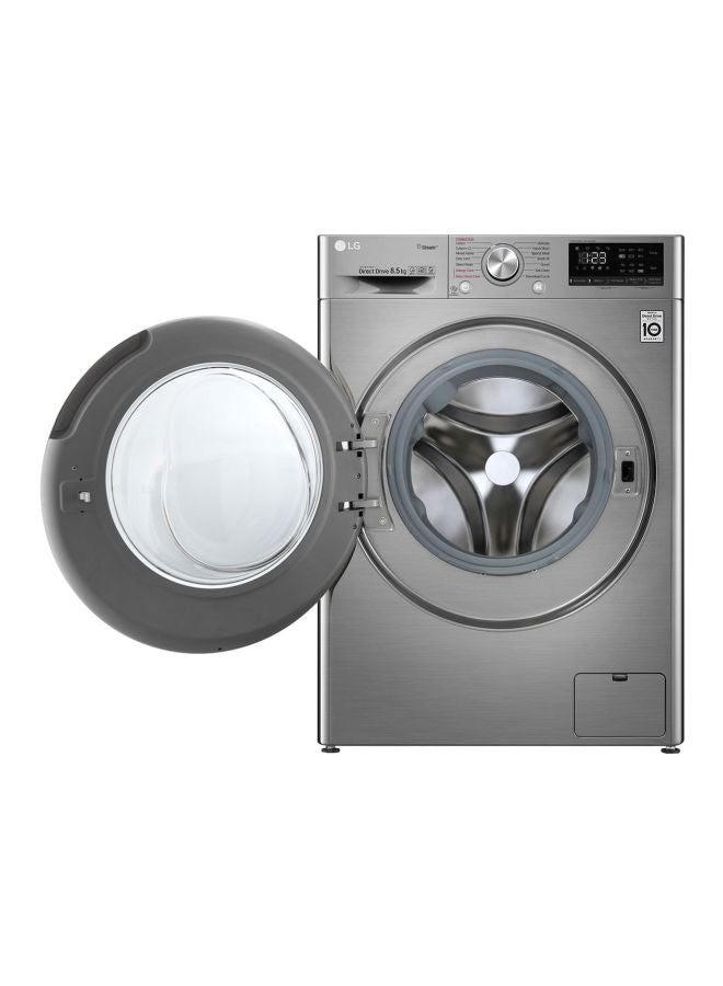 LG - Front Load Washer F2V5GYP2T Silver - Image 1