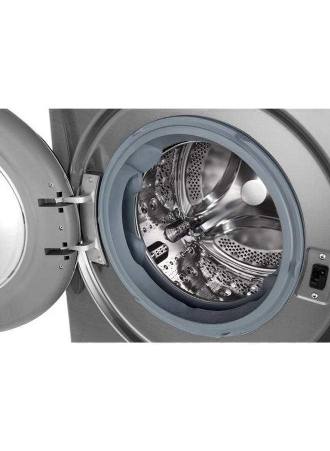 LG - Front Load Washer F2V5GYP2T Silver - Image 1