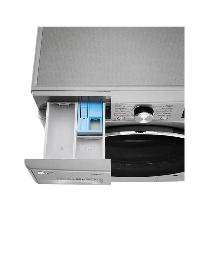 LG - Front Load Washer F2V5GYP2T Silver - Image 1