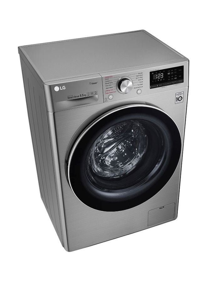 LG - Front Load Washer F2V5GYP2T Silver - Image 1