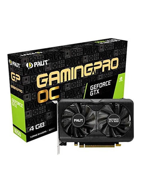 VGA-PALIT-GTX1650-4GB-DDR6-128bit Graphic Card Black