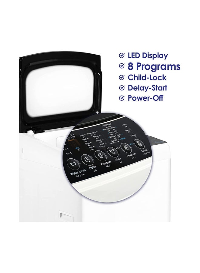 SUPER GENERAL - Fully automatic Top-Loading Washing Machine 400 W SGW622 White - Image 1