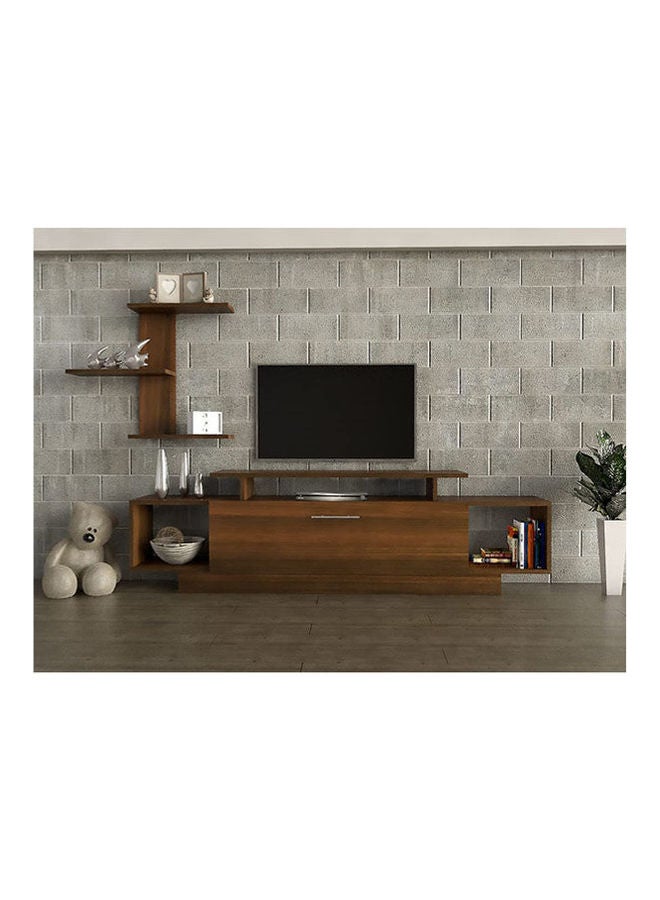 Modern Multi TV Unit Brown 40x54x180cm