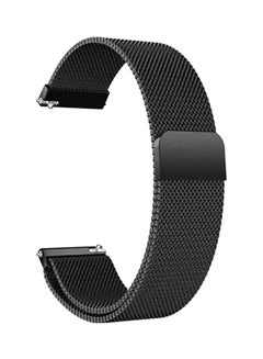 MARGOUN Stainless Steel Milanese Loop Mesh Replacement Band For Samsung Galaxy Watch 4/4 Classic/3/Active/Active 2 Black  - Image 2
