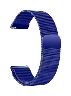 MARGOUN Stainless Steel Milanese Loop Mesh Replacement Band For Samsung Galaxy Watch 4/4 Classic/3/Active/Active 2 Blue  - Image 2