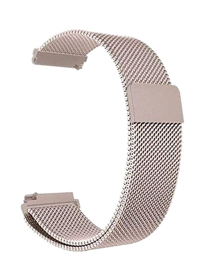 MARGOUN - Stainless Steel Milanese Loop Mesh Replacement Band For Samsung Galaxy Watch 4/4 Classic/3/Active/Active 2 Rose Gold - Image 1