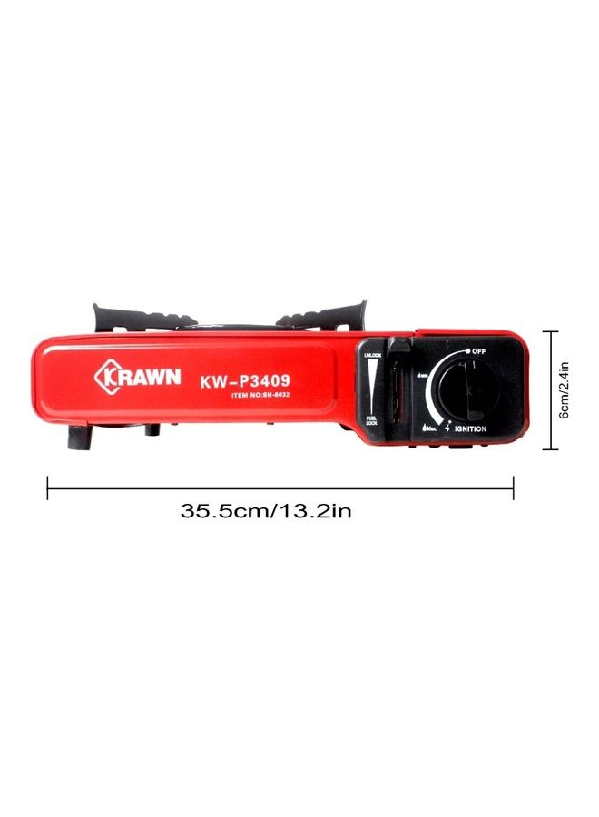 كراون موقد غاز قابل للنقل 35.5x35.5x6سم - Image 3