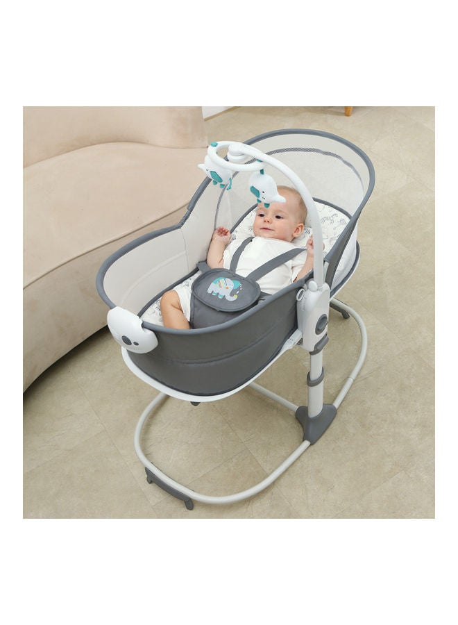 ماستيلا سرير هزاز فاخر 6 في 1 متعدد الوظائف للاطفال من عمر 0 الى 12 شهر - Image 2