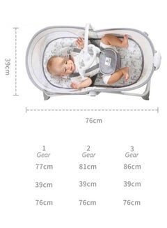 Mastela Baby Rocker Deluxe 6 In 1 Rocking Bassinet Multifunctional Bassinet For Newborn Boy Girl For The Age 0 To 12 Month  - Image 4