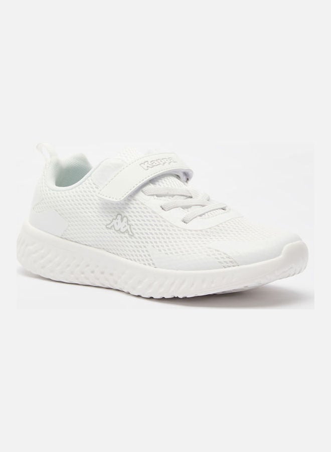 Kappa - Boys Running Shoes With Hook And Loop Closure White - Image 1