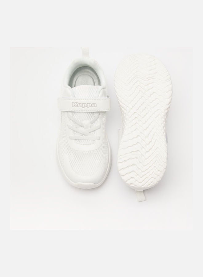Kappa - Boys Running Shoes With Hook And Loop Closure White - Image 1