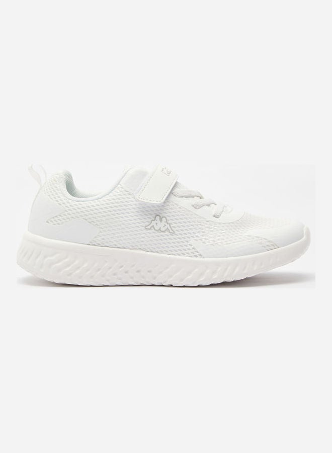 Kappa - Boys Running Shoes With Hook And Loop Closure White - Image 1