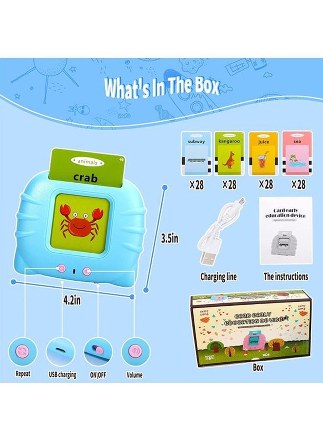 Generic - Talking Flash Cards Learning Toy 4.2x3.5inch - Image 1