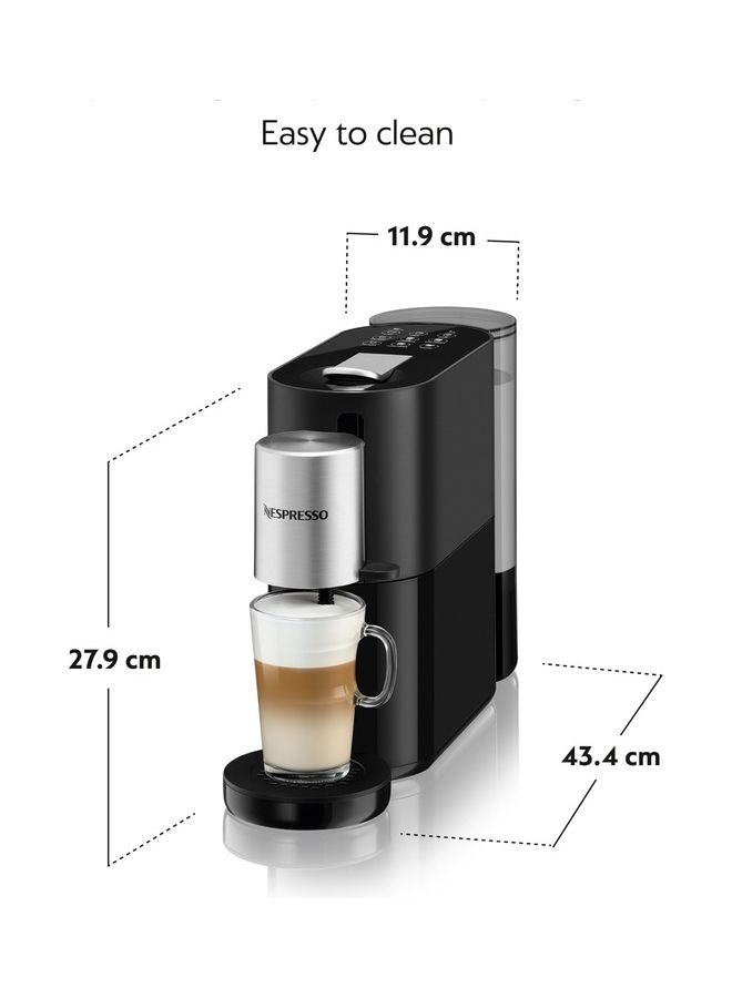 Nespresso アトリエ　S85 Amazon.co.jp: Nespresso S85-BK-W Capsule Coffee Maker