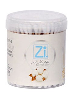 zi Cotton Ear Buds Wood White  - Image 3