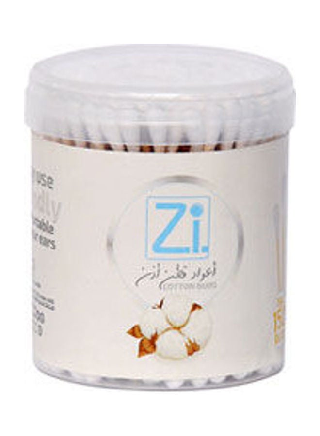 zi Cotton Ear Buds Wood White  - Image 3