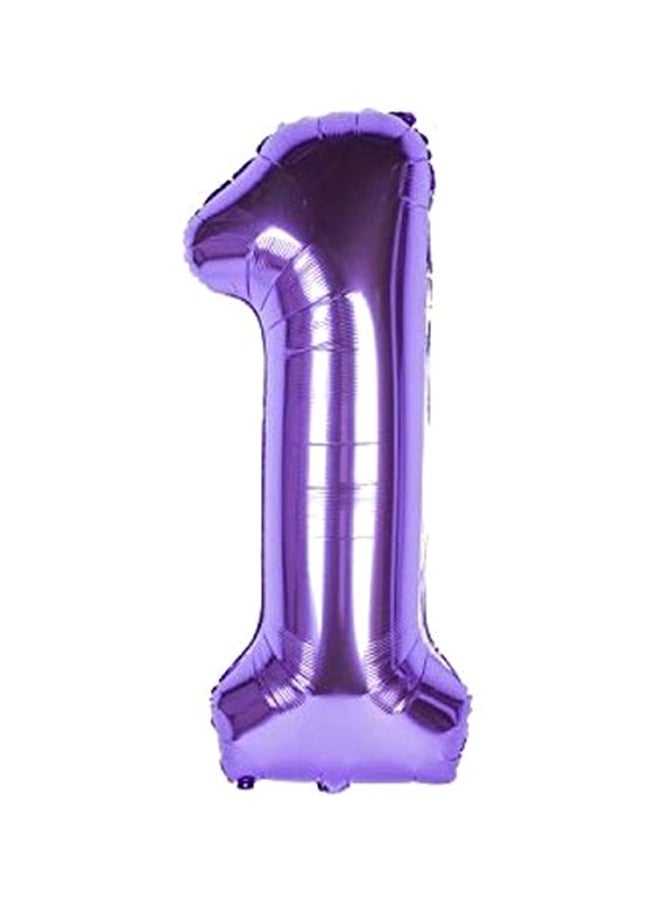 CHANGZHONG - Number 1 Helium Foil Birthday Party Balloon 40inch - Image 1