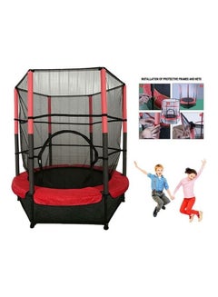 AGD Round Trampoline With Safety Enclosure Net  - Image 2