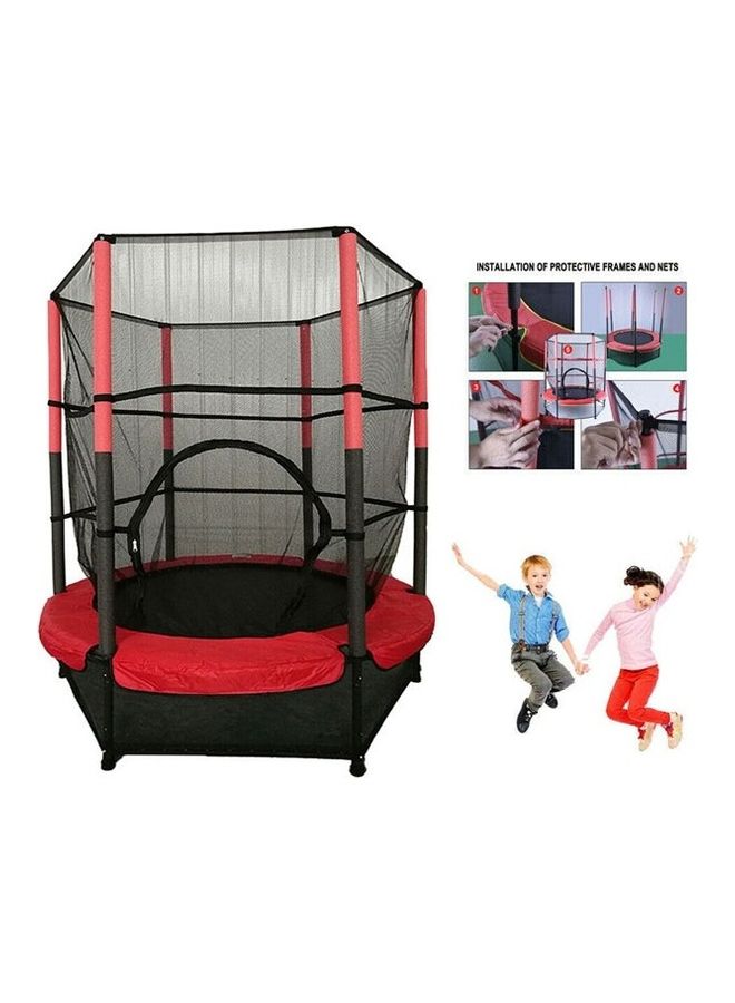 AGD - Round Trampoline With Safety Enclosure Net - Image 1