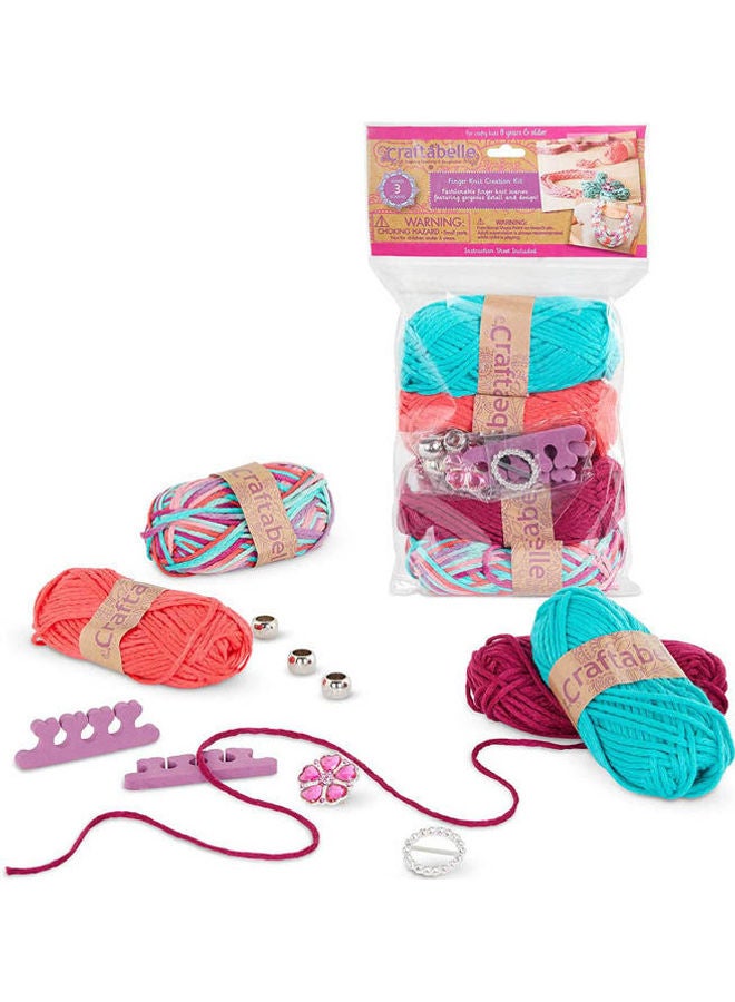 Craftabelle Finger Knitting Set
