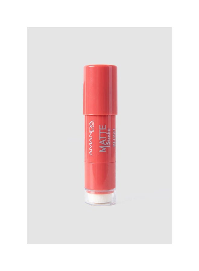 Amanda - Matte Studio Blush Stick Shade Number 3 Pink - Image 1