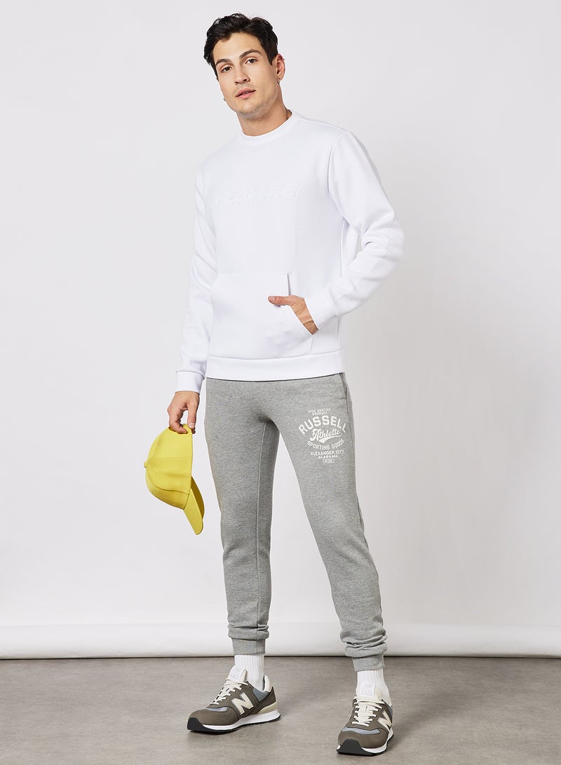 Russell Athletic - Logo Slim Fit Sweatpants Grey - Image 1