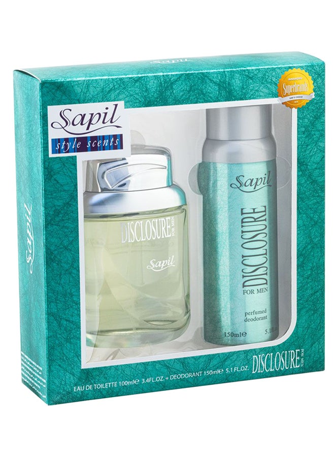 سابل طقم هدايا دسكلوجر Disclosure EDT (100 ml), Disclosure Deodorant (150 ml) - Image 1