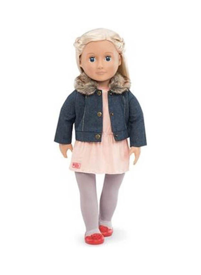 جاكيت جينز - ياقة فرو