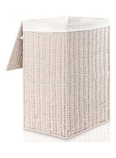 Chic Paper Rope Hamper Beige Beige 36 x 26 x 50cm - v1640581911/N52254891A_3