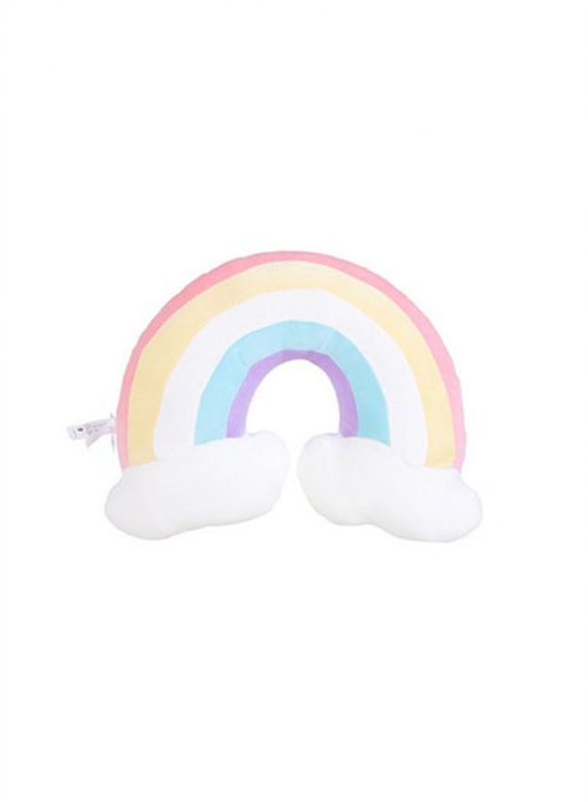 Soft And Comfortable Plush Rainbow Pillow 40x35cm  - Image 2