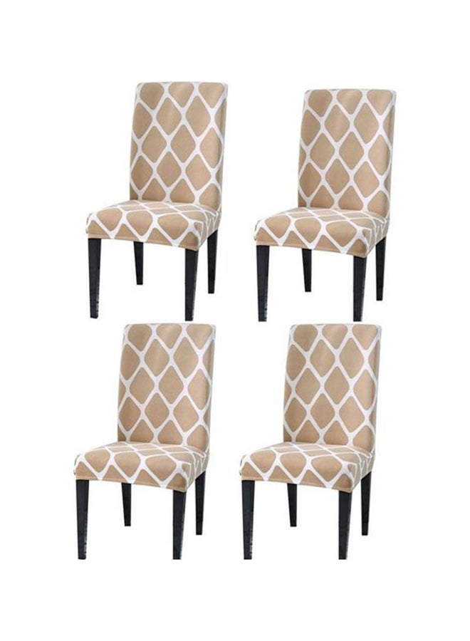 Sharpdo Set of 4 Waterproof Thick Chair Covers Multicolour 38x38x45cm  - Image 1