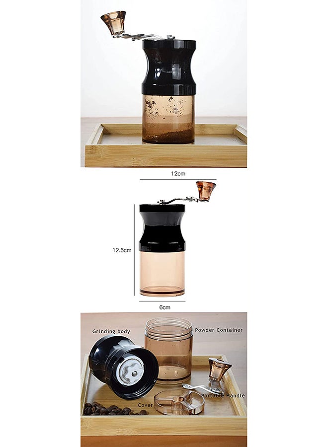 7-Piece V60 Coffee Maker Set With Carry Case Black Mix 400ml