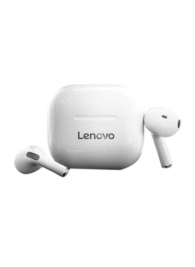 Lenovo - Bluetooth Earbuds With Case White - Image 1